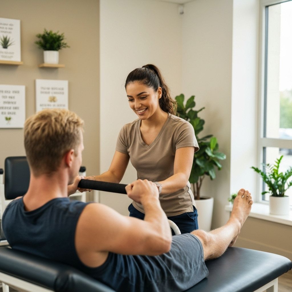 Ajax physiotherapy treatment session